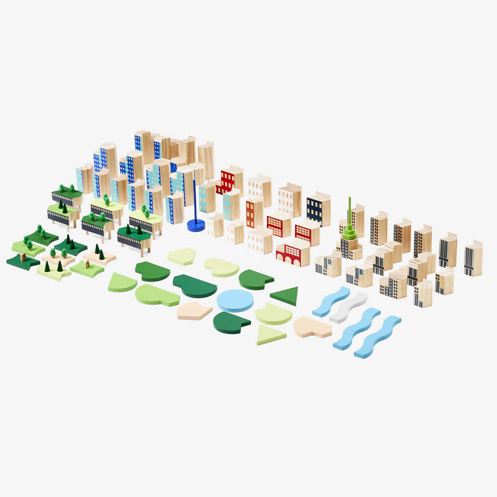 BLOCKITECTURE® Holzspielzeug New York City Collection - formschöne Bauklötze für zukünftige Architekten - Big Apple Edition bei Nauli and Stories