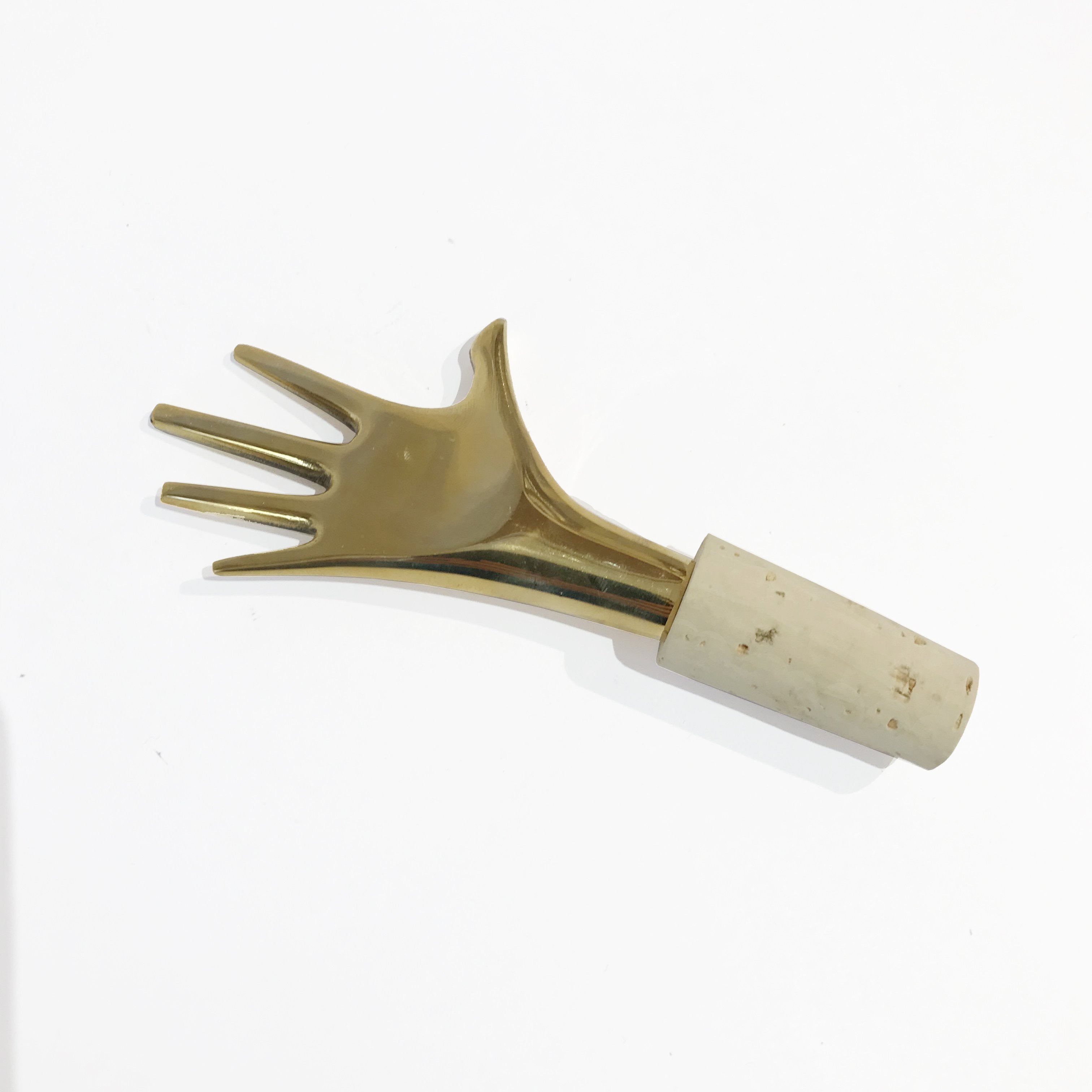 Flaschenkork Hand by Carl Auböck