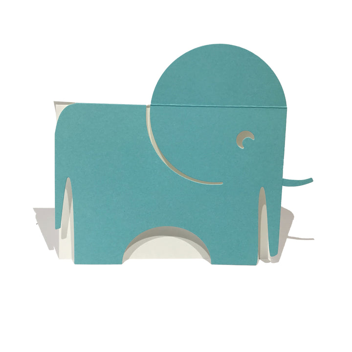cut & make Tier Elefant Pop Up Karte bei Nauli and Stories