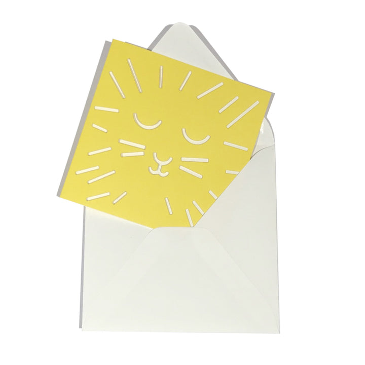 cut & make Grußkarte Löwe Cut Out Karte bei Nauli and Stories
