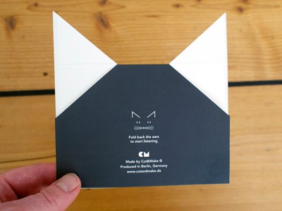 cut & make Grußkarte misc. Katze Pop Up Karte bei Nauli and Stories