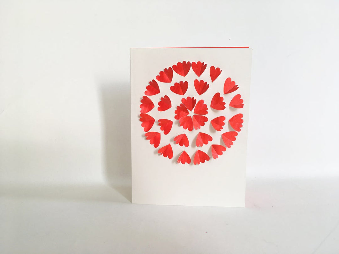cut & make Hochzeit Herzen - Pop Up Karte bei Nauli and Stories
