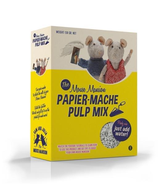 Das Mäusehaus Bastelwerkstoff Papiermascheemasse-Mix bei Nauli and Stories