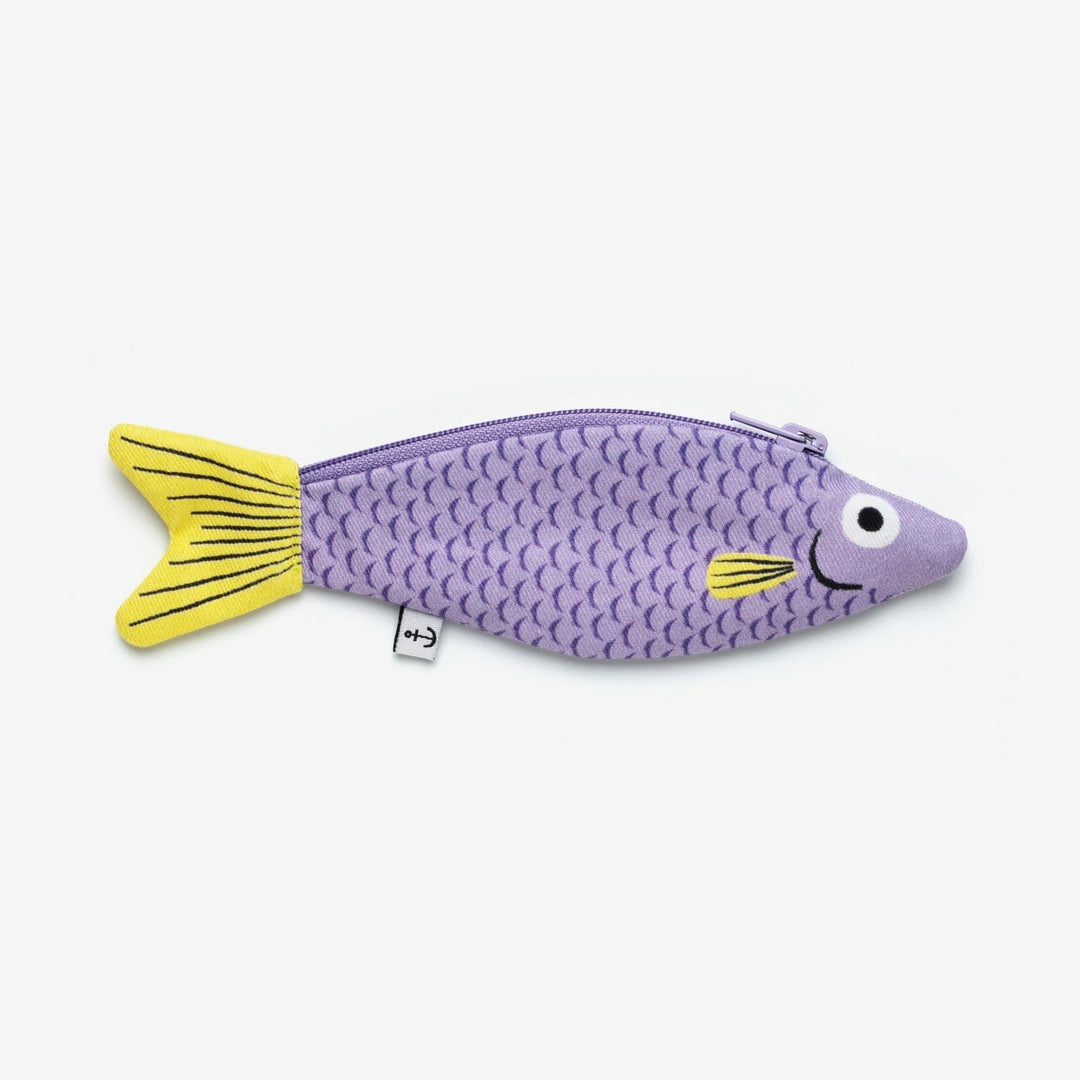 Don Fisher Geldbörse Cardenal lila gelb | Fisch- Täschchen | Geldbörse bei Nauli and Stories