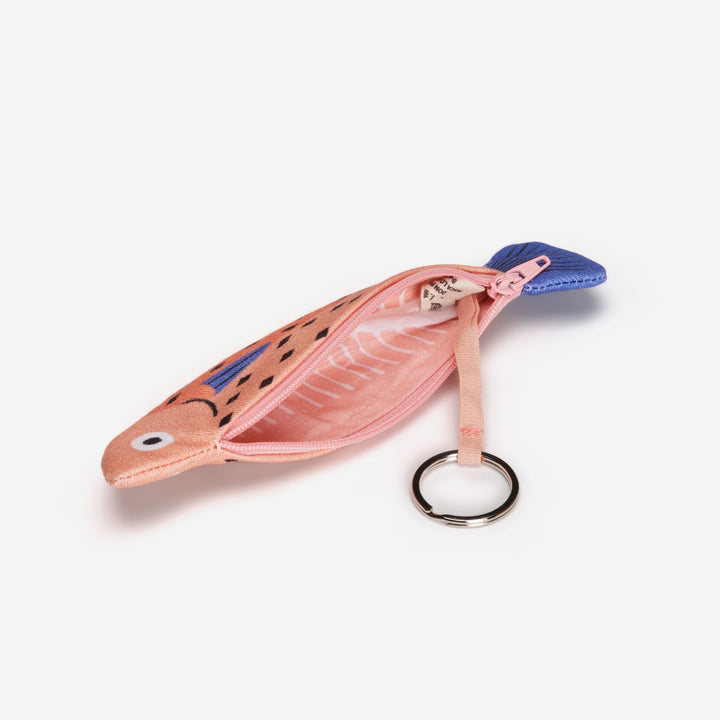 Don Fisher Täschchen Small Whiting Pink | Schlüsseltäschchen - Fisch bei Nauli and Stories