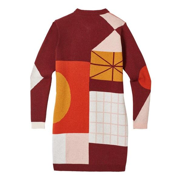 Donna Wilson Strickjacke Rot oranger langer Cardigan aus Lamwolle bei Nauli and Stories
