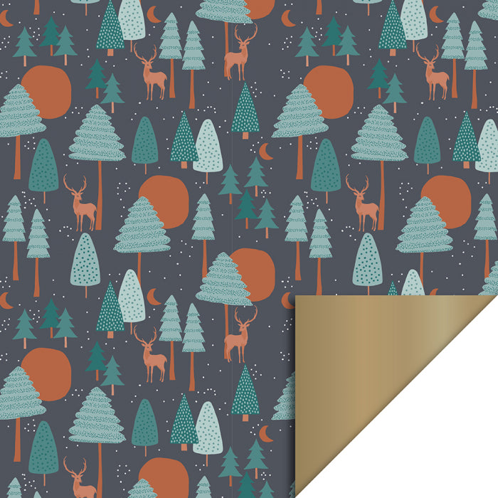 Geschenkverpackung Geschenkverpackung Geschenktüte - Weihnachtswald bei Nauli and Stories