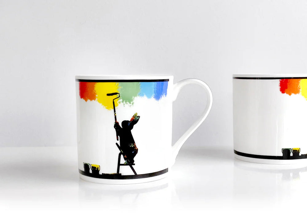 HAM by Jo Ham Tassen & Becher Hasen - Tasse Rainbow Rabbit