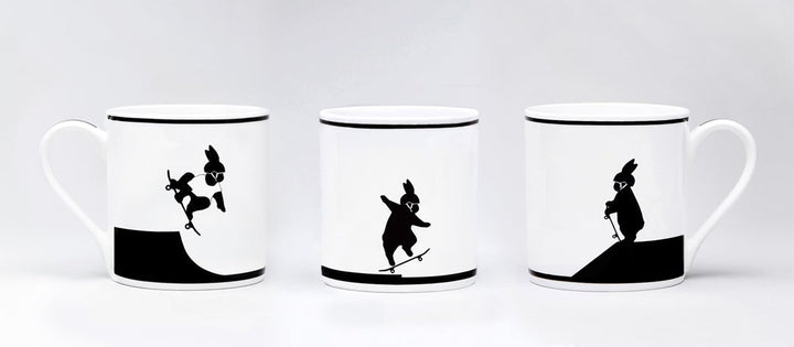 HAM by Jo Ham Tassen & Becher Skateboard fahrender Hase - Tasse bei Nauli and Stories