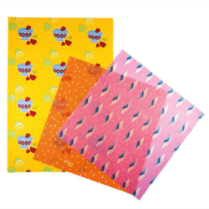 helloGreen Bienenwachstuch BeeGoodies 3er-Set bei Nauli and Stories