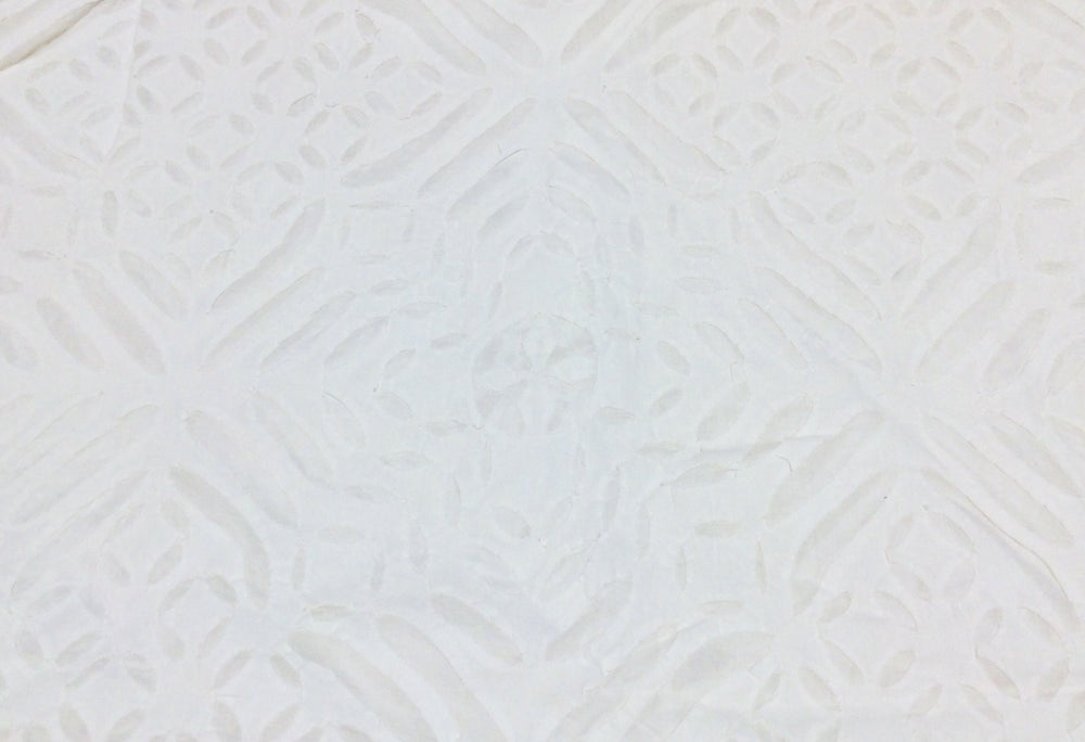 Indradanush Vorhang Vorhang Cutwork weiß auf weiß 125 x 260cm bei Nauli and Stories