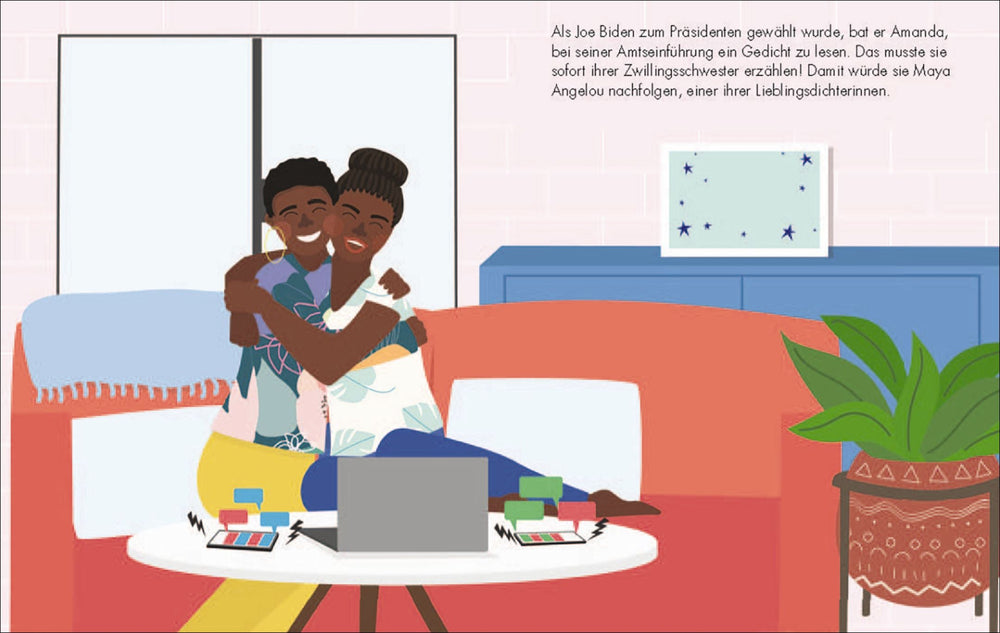 Insel Verlag Bilderbuch Little People, Big Dreams auf Deutsch: Amanda Gorman bei Nauli and Stories