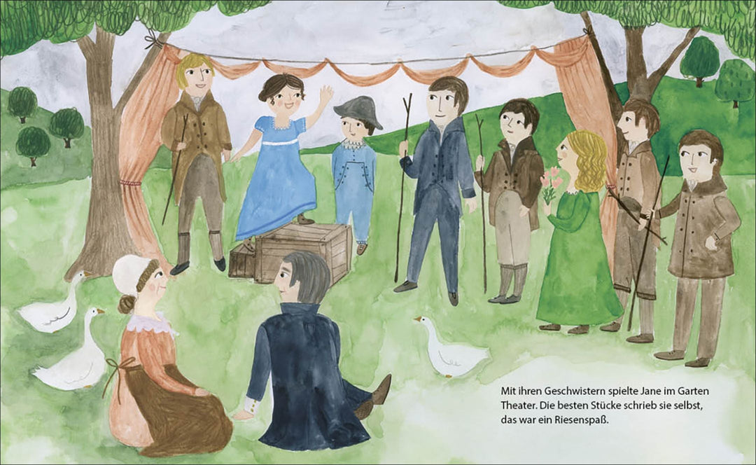 Insel Verlag Bilderbuch Little People, Big Dreams auf Deutsch: Jane Austen bei Nauli and Stories