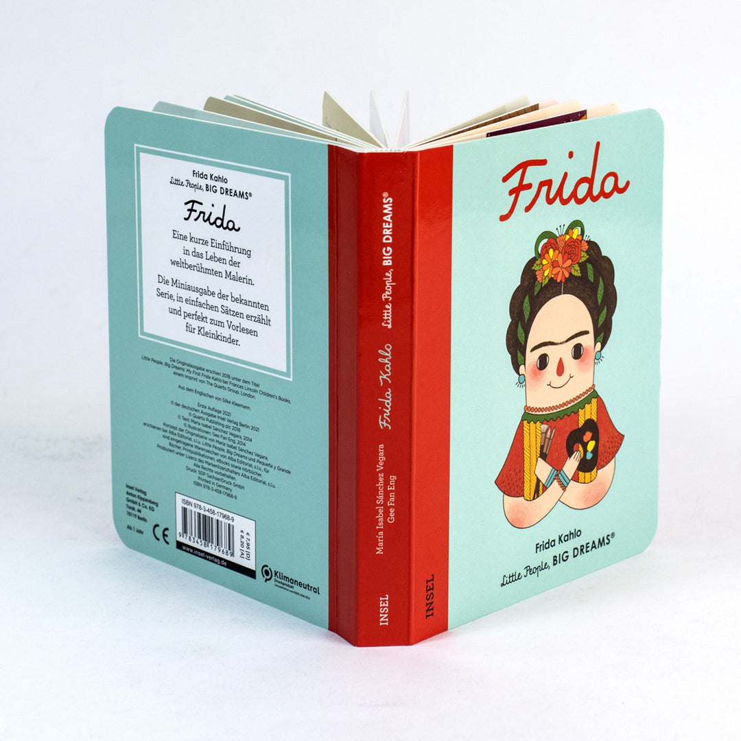 Insel Verlag Bilderbuch Little People, Big Dreams. Mini. auf Deutsch: Frida Kahlo - Pappbilderbuch