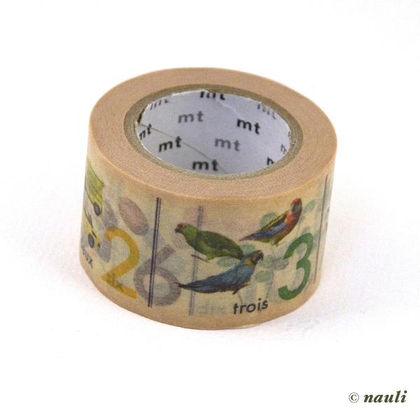 Kamoi Washi Tape Numbers - Kamoi Washi Masking Tape EX  - 30mm x 10m bei Nauli and Stories