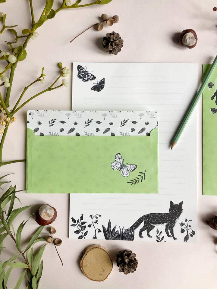 Katja Rub Briefpapier Briefpapier Set - Waldtiere - Katja Rub bei Nauli and Stories