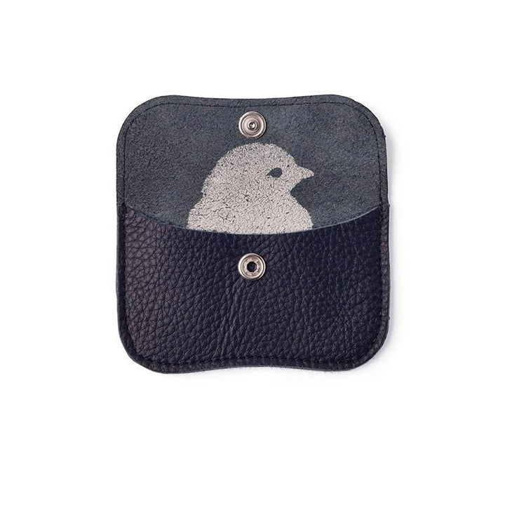 Keecie Geldbeutel aus Leder Mini Me Wallet dunkelblau bei Nauli and Stories
