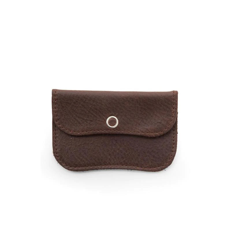Keecie Geldbeutel aus Leder Mini Me Wallet dunkelbraun "used Look" bei Nauli and Stories