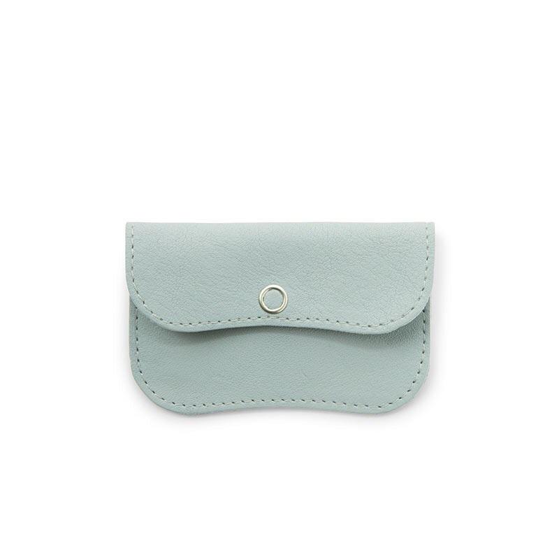 Keecie Geldbeutel aus Leder Mini Me Wallet hellblau bei Nauli and Stories