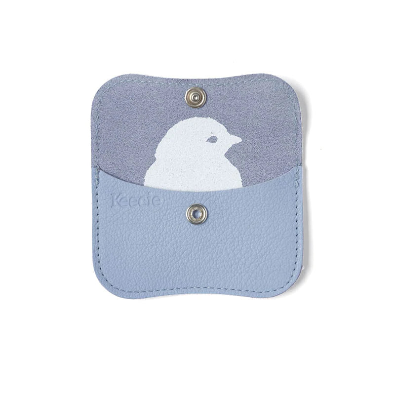 Keecie Geldbeutel aus Leder Mini Me Wallet lavender bei Nauli and Stories