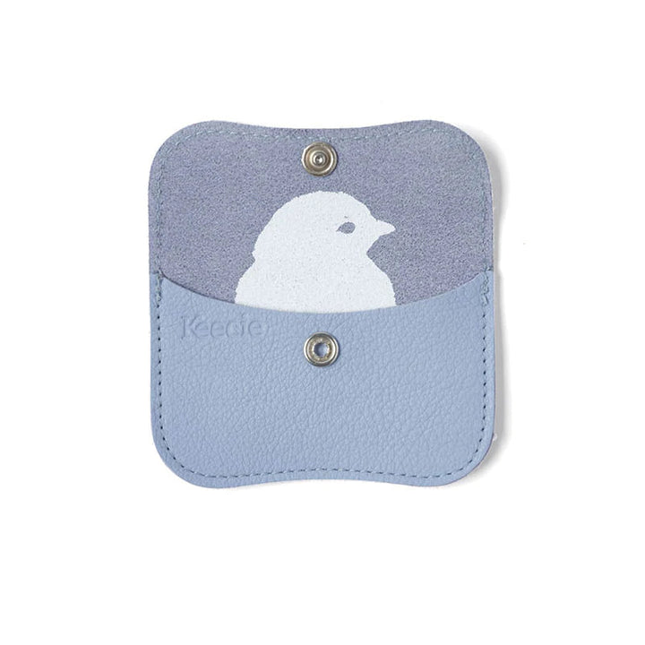 Keecie Geldbeutel aus Leder Mini Me Wallet lavender bei Nauli and Stories