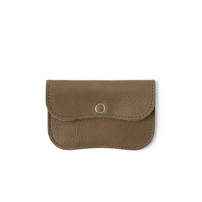Keecie Geldbeutel aus Leder Mini Me Wallet moss bei Nauli and Stories