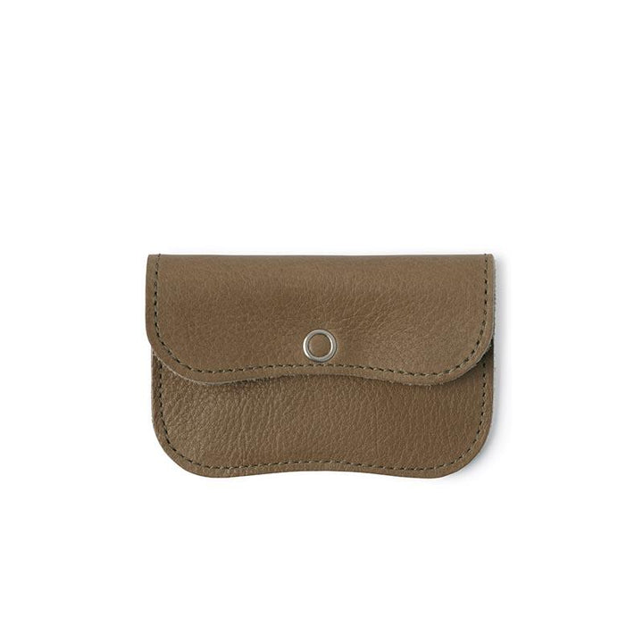 Keecie Geldbeutel aus Leder Mini Me Wallet moss bei Nauli and Stories