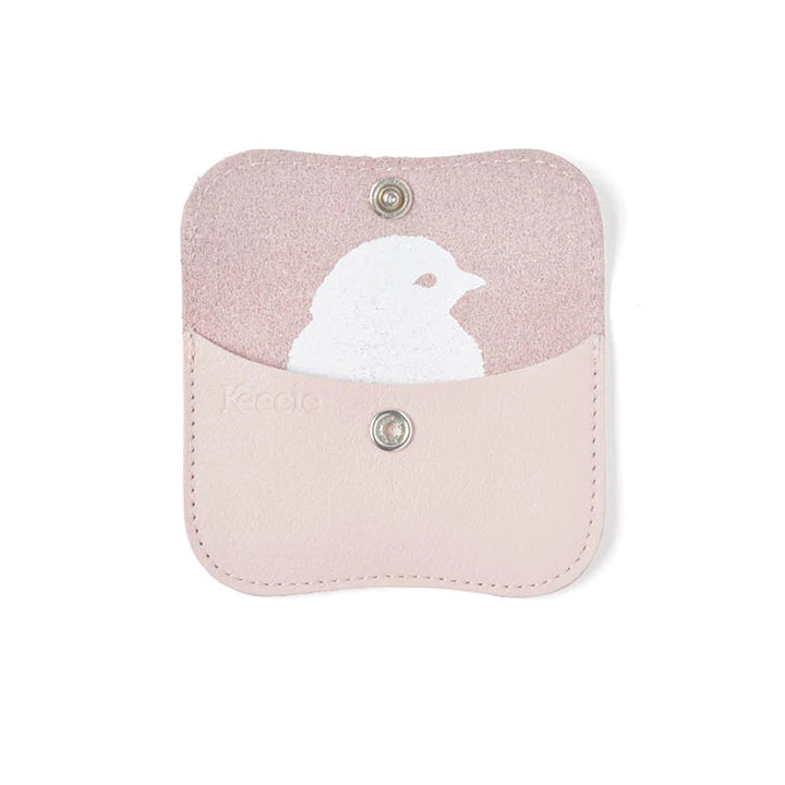 Keecie Geldbeutel aus Leder Mini Me Wallet puderrosa bei Nauli and Stories