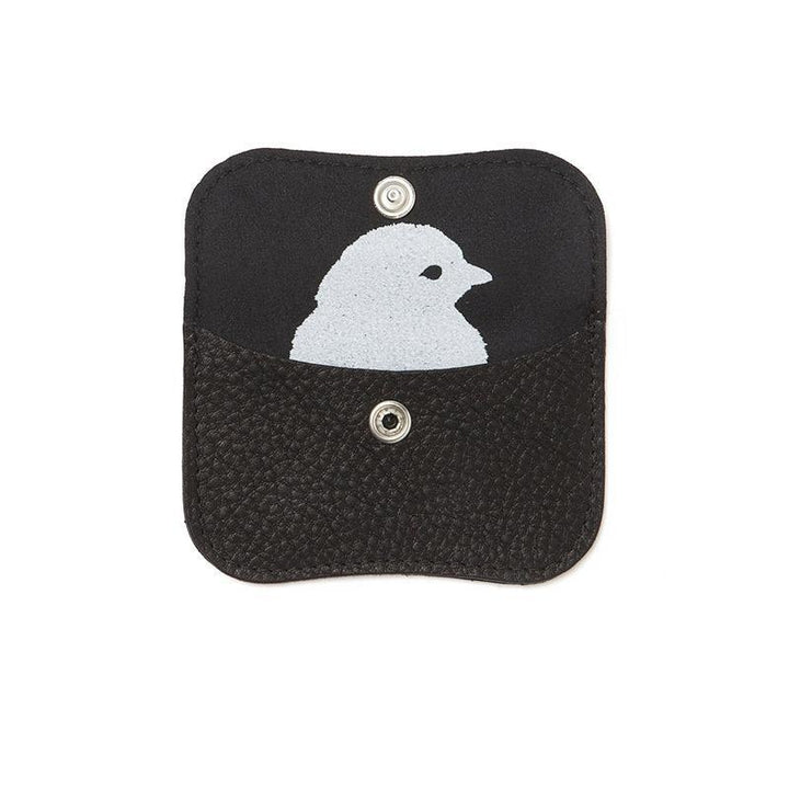 Keecie Geldbeutel aus Leder Mini Me Wallet schwarz bei Nauli and Stories