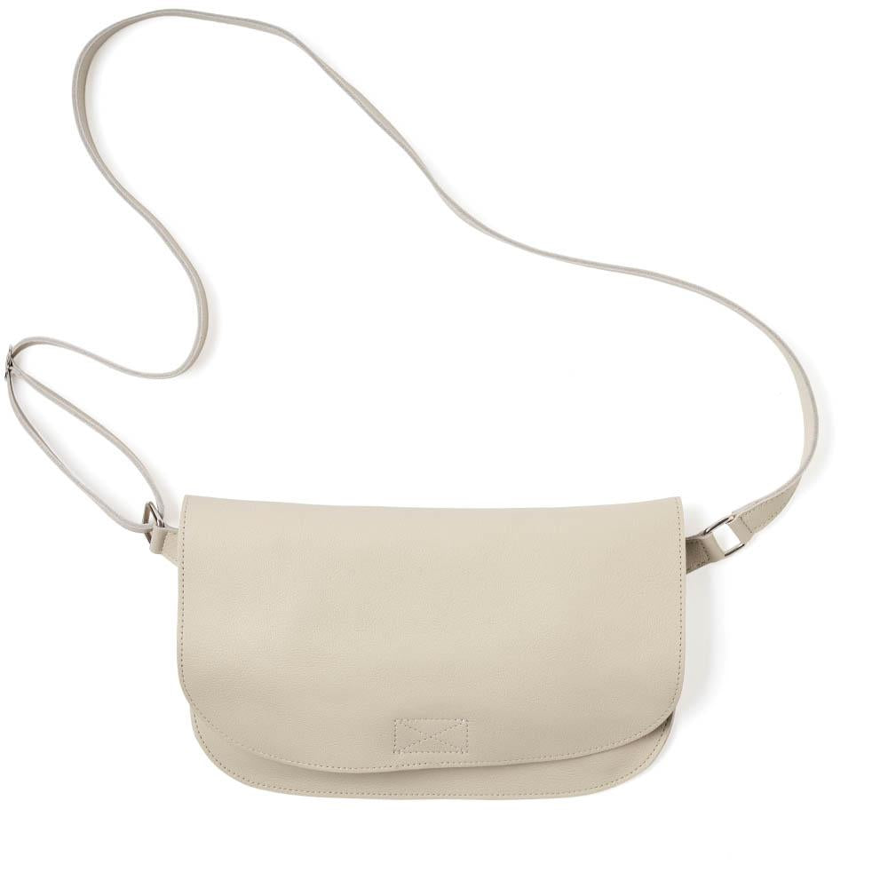 Keecie Handtasche Handtasche aus Leder - Lazy Boy - Zement bei Nauli and Stories