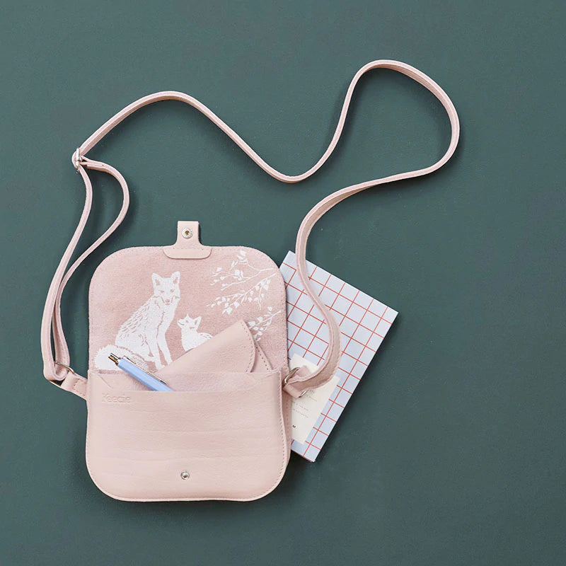 Keecie Handtasche Little Fox - kleine Handtasche - Puderrosa bei Nauli and Stories