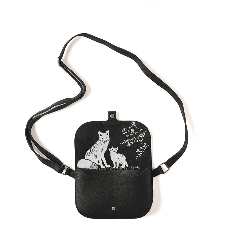 Keecie Handtasche Little Fox - kleine Handtasche - Schwarz bei Nauli and Stories