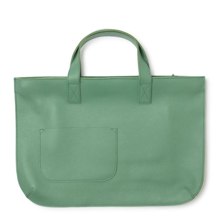 Keecie Laptoptasche Handtasche / Laptoptasche Elephant Joke in grün bei Nauli and Stories