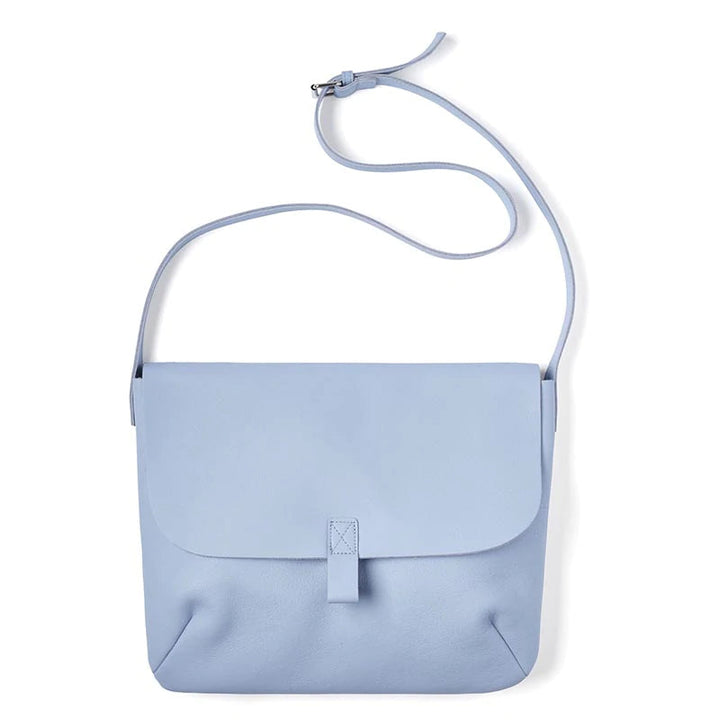 Keecie Messenger Bag Messenger Bag aus Leder lavender "Back Yard" bei Nauli and Stories