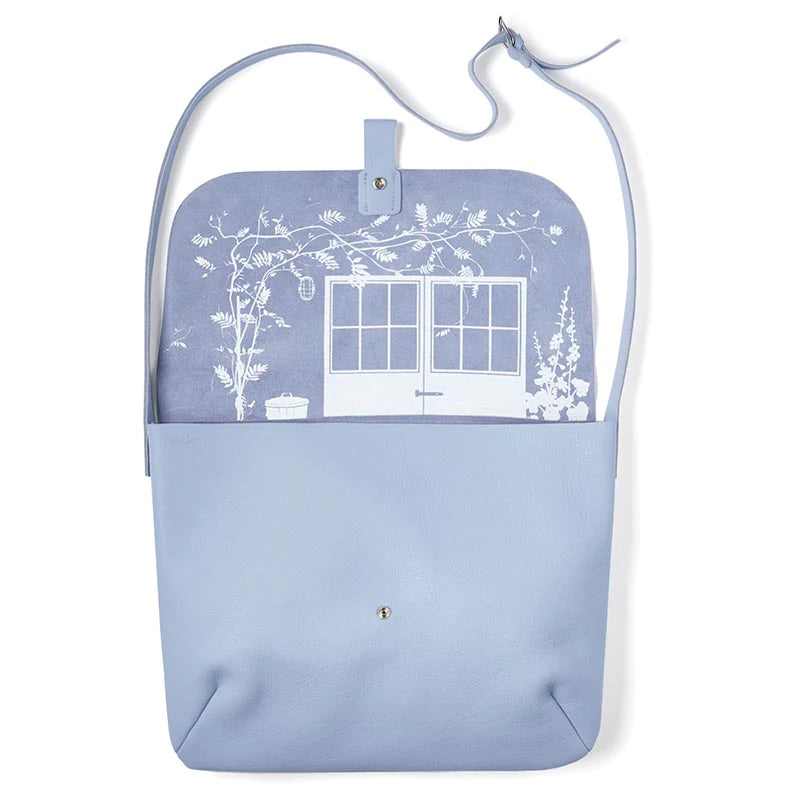 Keecie Messenger Bag Messenger Bag aus Leder lavender "Back Yard"