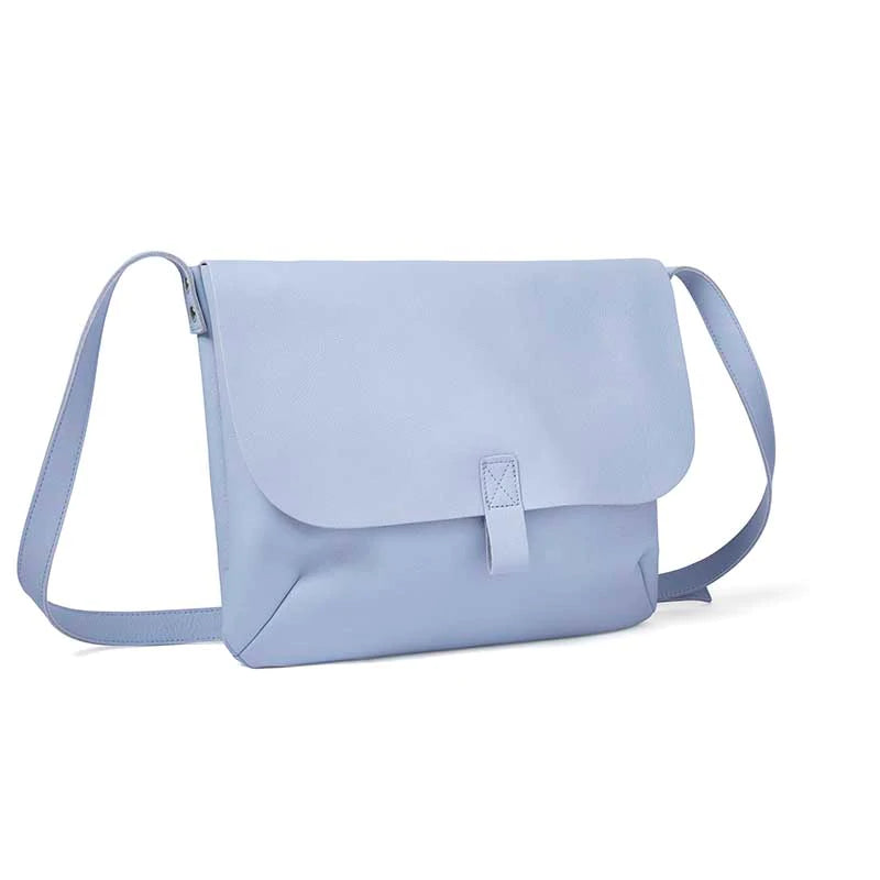 Keecie Messenger Bag Messenger Bag aus Leder lavender "Back Yard"