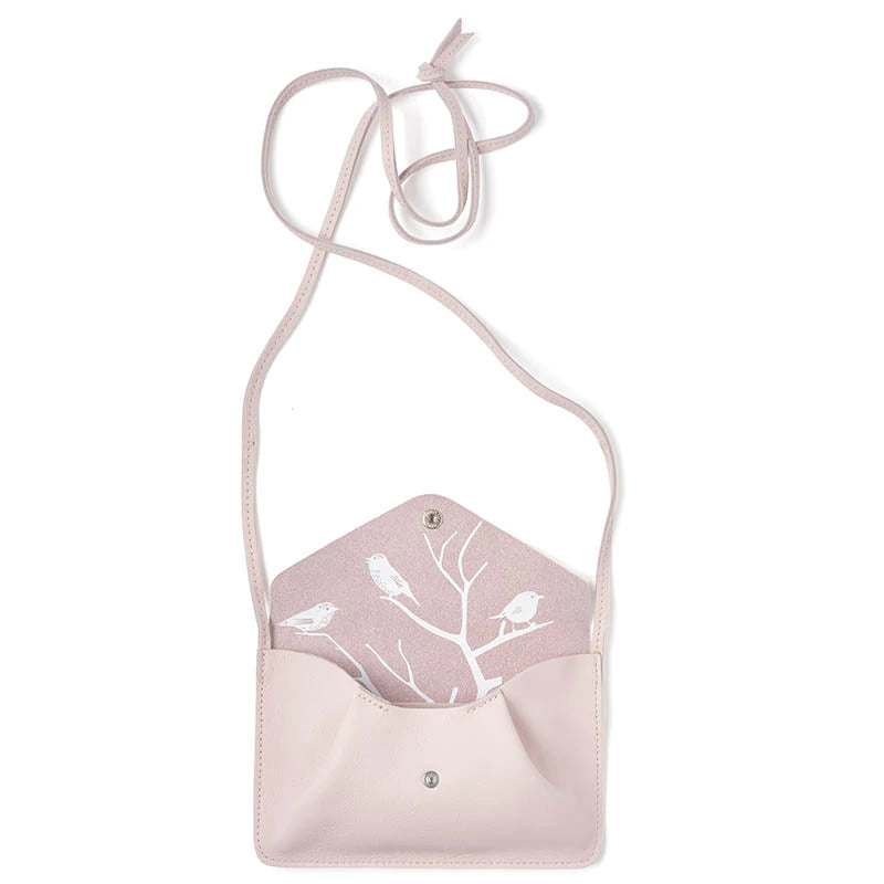 Keecie Handtasche Backing Vocals kleine Ledertasche puderrosa bei Nauli and Stories