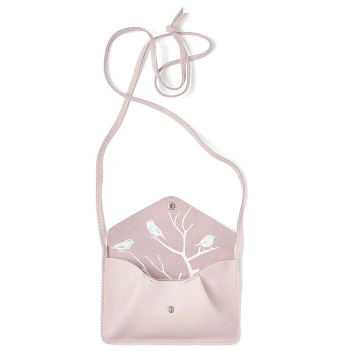 Keecie Handtasche Backing Vocals kleine Ledertasche puderrosa bei Nauli and Stories