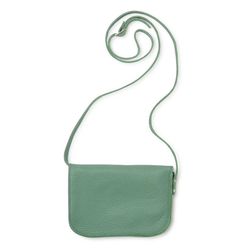 Keecie Handtasche Cat Chase kleine Ledertasche grün bei Nauli and Stories