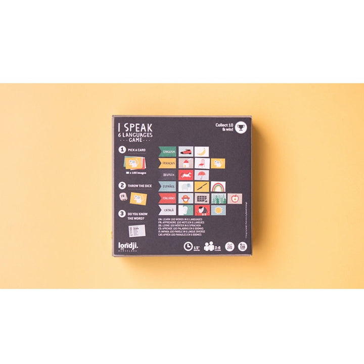 Londji Spiel I Speak 6 languages - Spiel bei Nauli and Stories