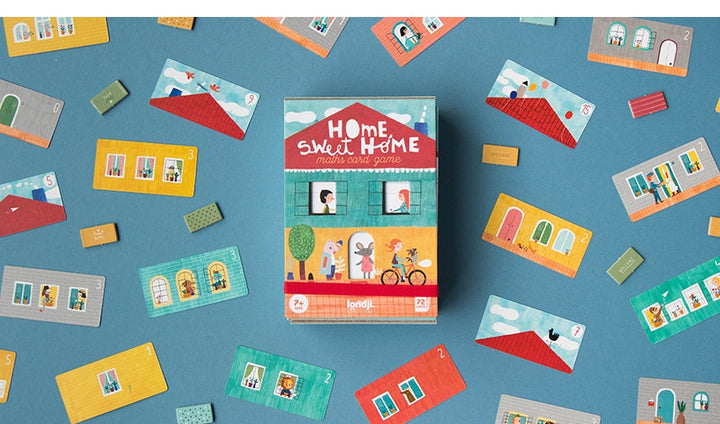 Londji Spiel Home Sweet Home - Strategie- und Mentalarithmetik- Spiel bei Nauli and Stories
