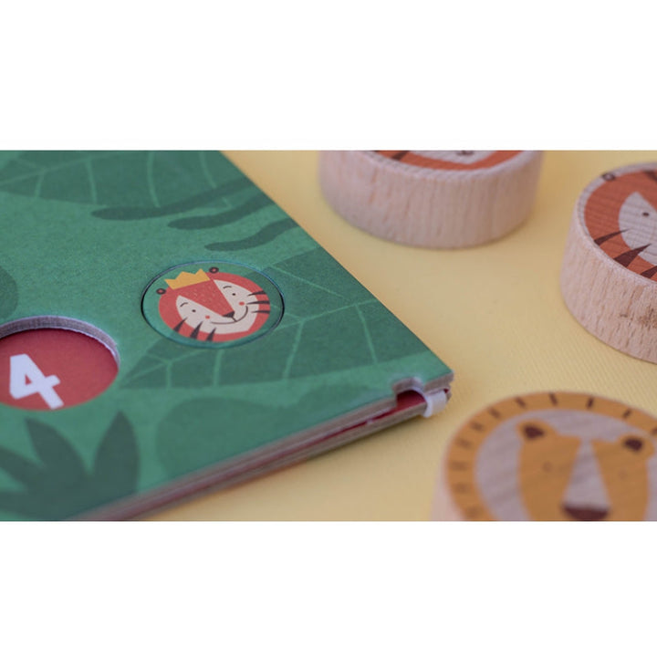 Londji Spiel Tic Tac Toe - Löwe & Tiger bei Nauli and Stories