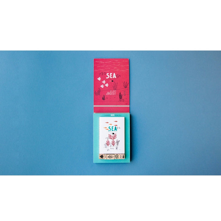 Londji Stempel Stempel Meer - SEA CALM STAMPS bei Nauli and Stories
