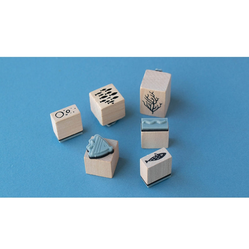 Londji Stempel Stempel Meer - SEA CALM STAMPS bei Nauli and Stories