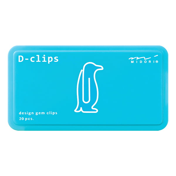 Midori Büroklammer D-Clips - Büroklammern - Pinguin bei Nauli and Stories