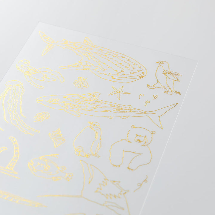 Midori Transfer Sticker Transfer Sticker Foil Sea creatures bei Nauli and Stories