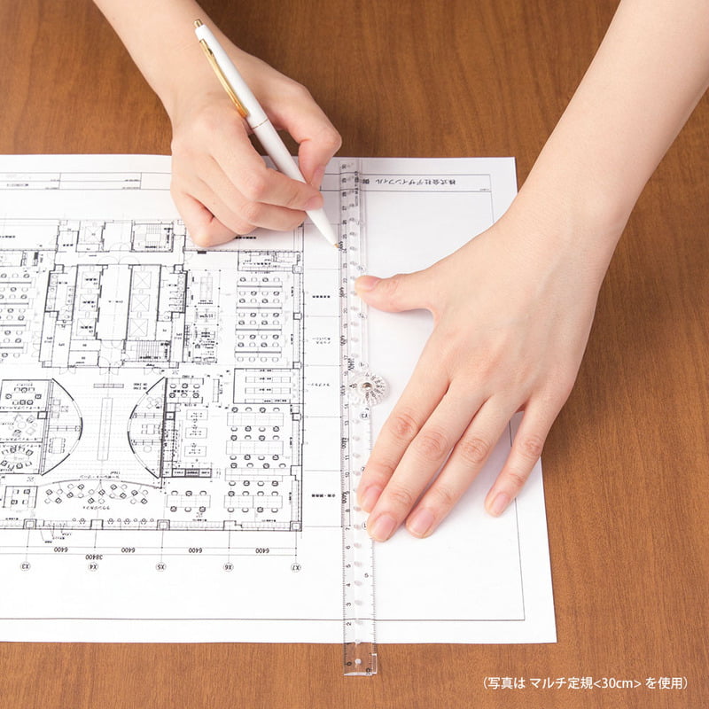 Midori Lineal Midori 30 cm Multi Ruler  | Klapplineal bei Nauli and Stories