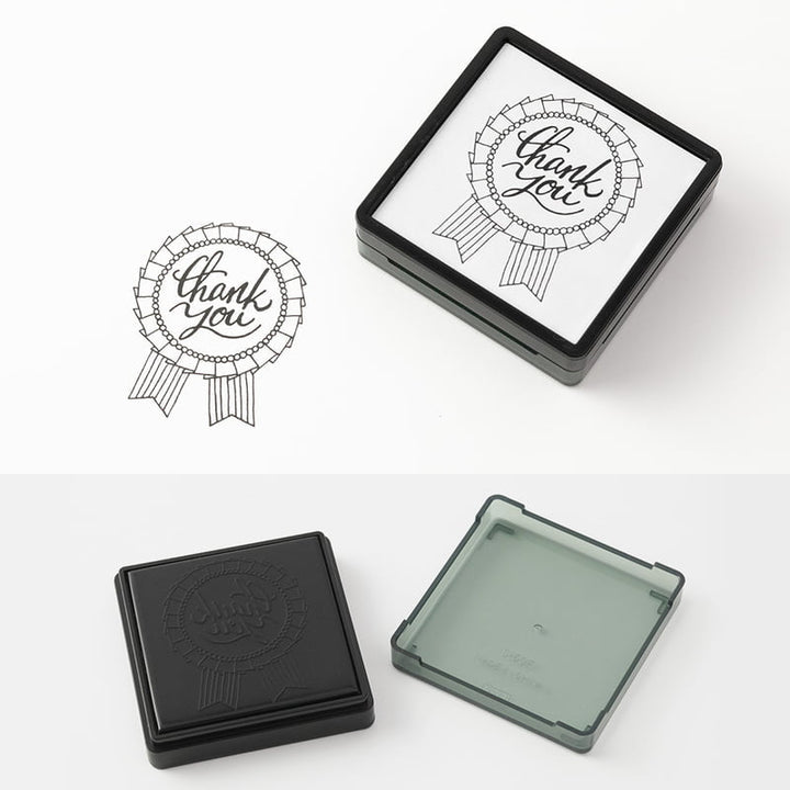 Midori Pre-Inked Stempel Paintable Stamp Pre-inked - Thank You bei Nauli and Stories