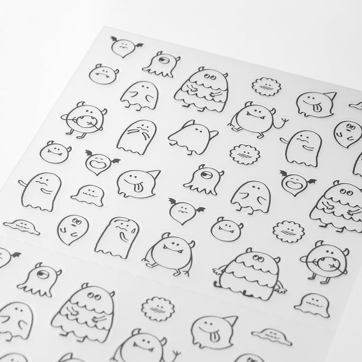 Midori Sticker Chat Monsters Sticker Marché bei Nauli and Stories