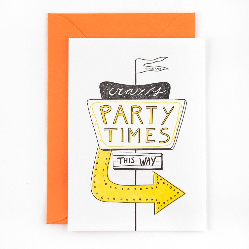 MR & MS FLASH VOF A16 'Party Times This Way' x 6 A16 'Party Times This Way' x 6